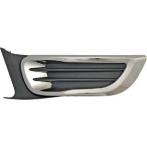Bandeau Moulure De Pare Chocs Avant Gauche Noir Chrome Citroen C3 Picasso 2009 Jusqu'à la phase suivante - Pièces auto Maroc