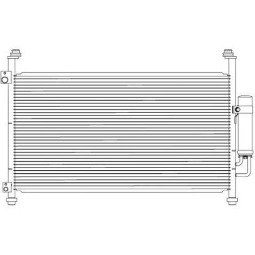 Condenseur Climatisation 3 Et 5 Portes Avec Déshydrateur Honda Civic 2005 Hatchback 2005 à 2012 - Pièces auto Maroc