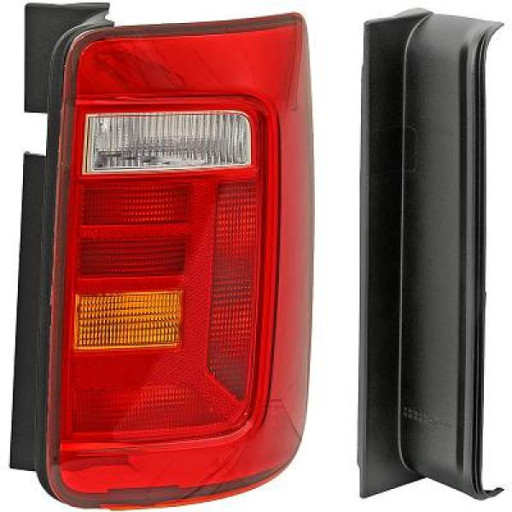 Feu Arrière Droit Pour Version Avec Portes Arrières Sans Porte-Lampe Volkswagen Caddy V 2015 Jusqu'à la phase suivante - Pièces auto Maroc