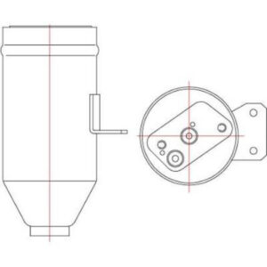 Filtre Déshydratant Climatisation Aluminium Réfrigérant: R 134A Hauteur [Mm]: 195 Klimaprodukte Trockner - Pièces auto Maroc