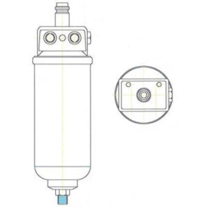 Filtre Déshydratant Climatisation Aluminium Réfrigérant: R 134A Hauteur [Mm]: 238 Klimaprodukte Trockner - Pièces auto Maroc