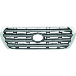 Grille De Calandre Argent Toyota Land Cruiser De 2008 À 2009 - Pièces auto Maroc