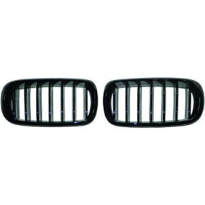 Grille De Calandre Brillant Noir Bmw X5 (F15, F85, F86) De 2013 Jusqu'à la phase suivante - Pièces auto Maroc