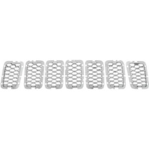 Grille De Calandre Chrome À Partir De 2017 Intérieure Chrysler Grand Grand Cherokee 2017 Jusqu'à la phase suivante - Pièces auto Maroc