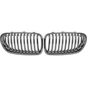 Grille De Calandre Chrome/Noir Bmw Série 5 (F10, F11) De 2010 À 2013 - Pièces auto Maroc