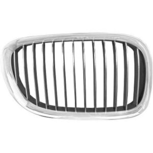 Grille De Calandre Chrome/Noir Droit Pour Version Avec Radar Bmw 7-Reihe (F01) 2008 à 2015 - Pièces auto Maroc