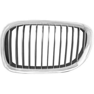 Grille De Calandre Chrome/Noir Gauche Pour Version Avec Radar Bmw 7-Reihe (F01) 2008 à 2015 - Pièces auto Maroc
