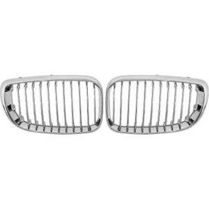 Grille De Calandre Chrome/Noir Kit Bmw Série 1 (E81, E82, E88) De 2008 À 2011 - Pièces auto Maroc