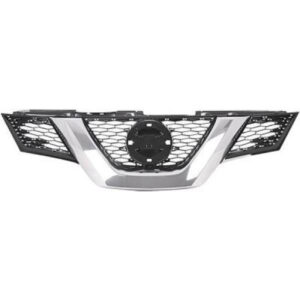 Grille De Calandre Chrome/Noir Sans Pdc (Radar) Pas Pour Facelift: Nissan X-Trail (T32) 2014 à 2017 - Pièces auto Maroc