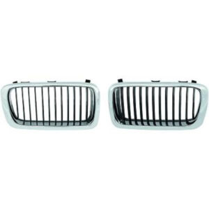 Grille De Calandre Droit Chrome/Noir Bmw Série 7 (E38) De 1994 À 1998 - Pièces auto Maroc