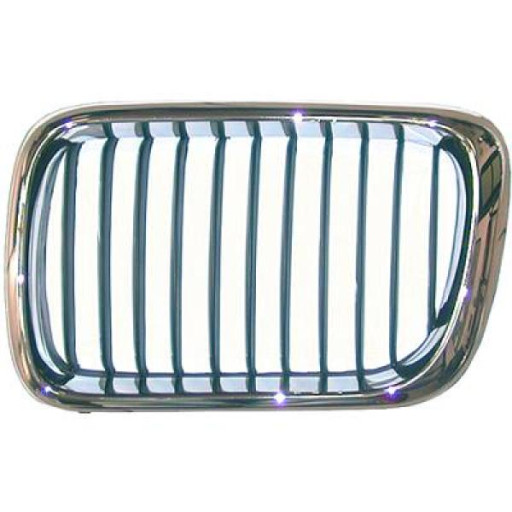Grille De Calandre Gauche Chromé Bmw Série 3 (E36) De 1996 À 1999 - Pièces auto Maroc