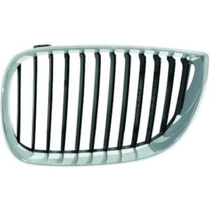 Grille De Calandre Gauche Chrome/Noir Bmw Série 1 (E81 E82 E88) De 2004 À 2007 - Pièces auto Maroc