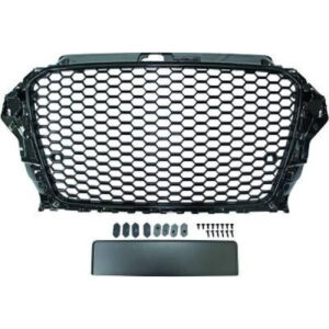 Grille De Calandre Noir Avant Pour Parctronic Audi A3 Lim./Sportb./Cabrio 2012 à 2016 - Pièces auto Maroc