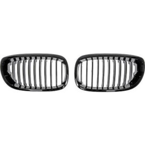 Grille De Calandre Noir Brillant 2 Portes Bmw 3-Reihe (E46) Coupe/Cabrio 2003 à 2007 - Pièces auto Maroc