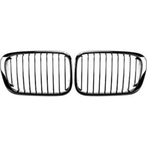 Grille De Calandre Noir Brillant Droit / Gauche Bmw 3-Reihe (E46) Lim./Touring 1998 à 2001 - Pièces auto Maroc