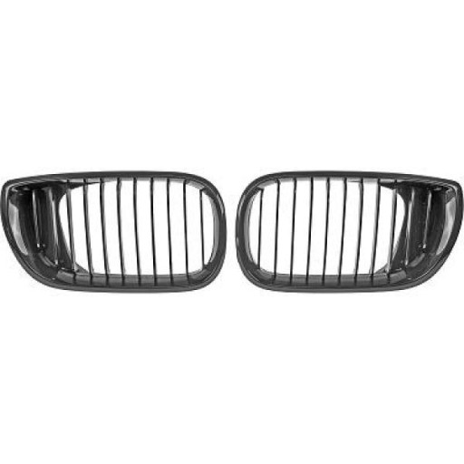 Grille De Calandre Noir Brillant Droit / Gauche Bmw 3-Reihe (E46) Lim./Touring 2001 à 2005 - Pièces auto Maroc