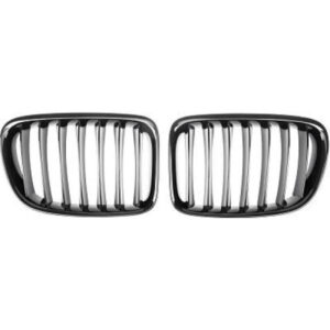Grille De Calandre Noir Brillant Kit Bmw X1 (E84) 2009 à 2012 - Pièces auto Maroc