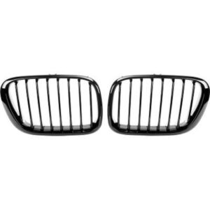 Grille De Calandre Noir Brillant Kit Bmw X5 (E53) 1999 à 2003 - Pièces auto Maroc