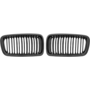 Grille De Calandre Noir Brillant Version Sport-Optik Bmw 7-Reihe (E38) 1998 à 2001 - Pièces auto Maroc