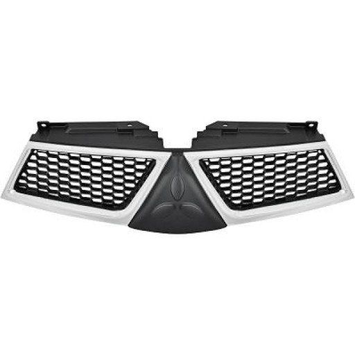 Grille De Calandre Noir Chrome Peint Mitsubishi L200 2010 à 2012 - Pièces auto Maroc