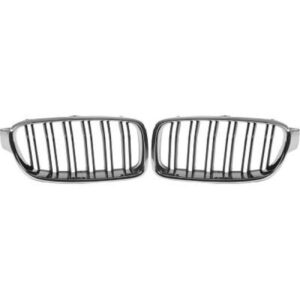 Grille De Calandre Noir Chrome Version Sport-Optic Bmw 3-Reihe Lim/Tour.(F1931) 2011 à 2015 - Pièces auto Maroc