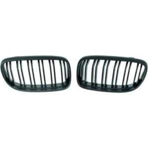 Grille De Calandre Noir Mat Version M-Look Bmw 3-Reihe (E1991/92)Lim./Touring 2008 à 2012 - Pièces auto Maroc