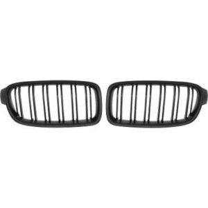 Grille De Calandre Noir Mat Version M-Optic Bmw 3-Reihe Lim/Tour.(F1931) 2011 à 2015 - Pièces auto Maroc
