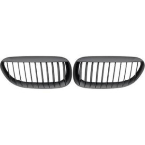 Grille De Calandre Noir Mat Version Sport Performance Bmw 6-Reihe (E1964) 2003 à 2010 - Pièces auto Maroc