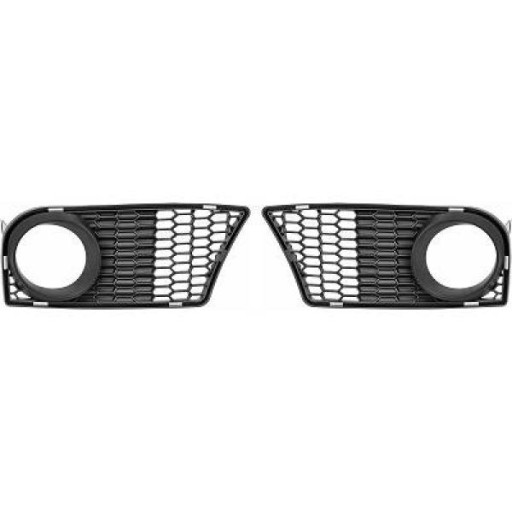 Grille De Pare Chocs Avant Droit Avant Gauche Pour Antibrouillard Bmw 5-Reihe (F2011 Lci) 2013 à 2017 - Pièces auto Maroc