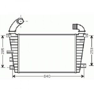 Intercooler Échangeur 52023 à 20332-27 De 2005 À 2009 - Pièces auto Maroc