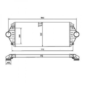 Intercooler Échangeur De 1994 Jusqu'à la phase suivante - Pièces auto Maroc