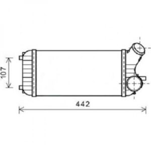 Intercooler Échangeur De 2010 Jusqu'à la phase suivante - Pièces auto Maroc