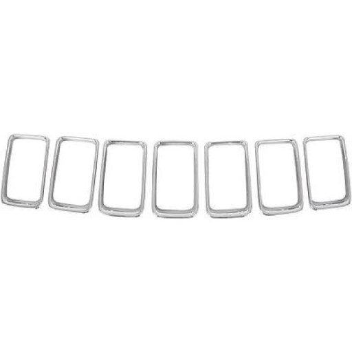 Jeu De Baguettes Et Bandes Protectrices Grille De Calandre Chrome Jusqu'À 2017 Chrysler Grand Grand Cherokee 2013 à 2016 - Pièces auto Maroc