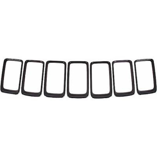 Jeu De Baguettes Et Bandes Protectrices Grille De Calandre Noir Jusqu'À 2017 Chrysler Grand Grand Cherokee 2013 à 2016 - Pièces auto Maroc