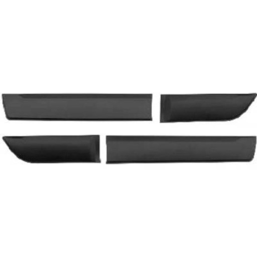 Jeu De Baguettes Et De Bandes Protectrices Porte Avant Gauche Avant Droite Dacia Duster 2018 Jusqu'à la phase suivante - Pièces auto Maroc