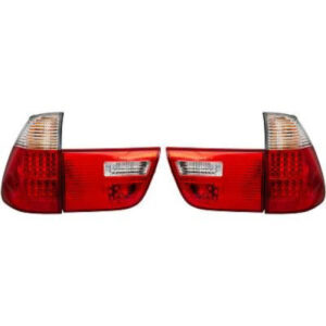 Kit De Feux Arrières Blanc/Rouge Led Bmw X5 (E53) De 1999 À 2003 - Pièces auto Maroc