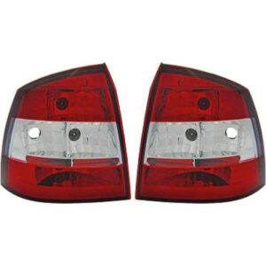 Kit De Feux Arrières Blanc/Rouge Opel Astra G De 1997 À 2004 - Pièces auto Maroc