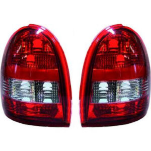 Kit De Feux Arrières Blanc/Rouge Opel Corsa B De 1993 À 2000 - Pièces auto Maroc