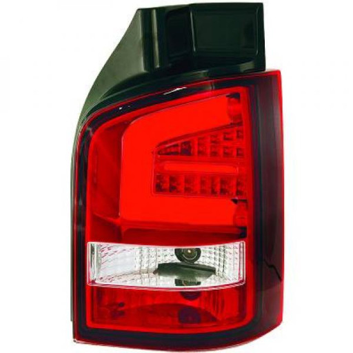 Kit De Feux Arrières Blanc/Rouge Volkswagen Transporteur 5 De 2003 À 2009 - Pièces auto Maroc