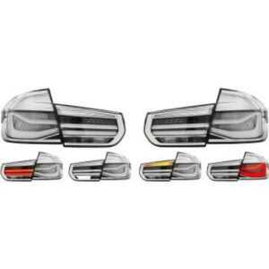 Kit De Feux Arrières Conversion À La Technologie Hybride (L. À Incandescence/Led) Gris Fumée Bmw 3-Reihe Lim/Tour.(F1931) 2011 à 2015 - Pièces auto Maroc