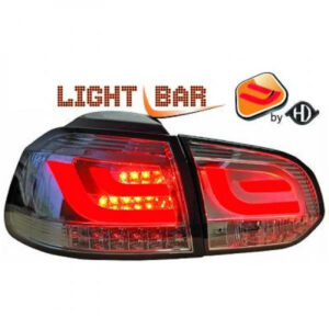 Kit De Feux Arrières Gris Fumée Feu Position Led Volkswagen Golf 6 De 2008 À 2012 - Pièces auto Maroc