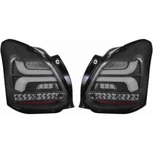 Kit De Feux Arrières Gris Fumée Noir Avec Feu De Position (Led) Suzuki Swift 2017 Jusqu'à la phase suivante - Pièces auto Maroc