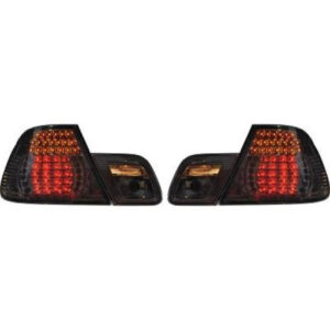 Kit De Feux Arrières Led Noir Limpide Bmw 3-Reihe (E46) Coupe/Cabrio 1999 à 2003 - Pièces auto Maroc