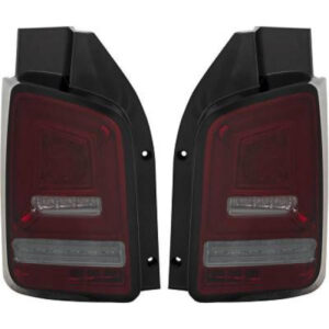 Kit De Feux Arrières Led Rouge Gris Fumée Volkswagen T5 Multivan/Caravelle 2009 à 2015 - Pièces auto Maroc