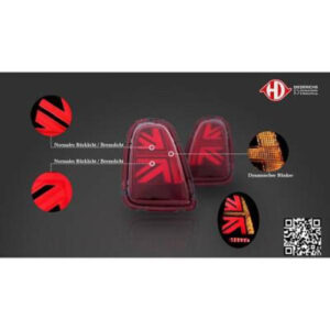 Kit De Feux Arrières Mini Mini One-Cooper-S-Clubman R55-R56-R57 De 2006 À 2010 - Pièces auto Maroc