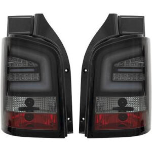 Kit De Feux Arrières Noir Gris Fumée Avec Feu-Stop (Led) Volkswagen T5 Multivan/Caravelle 2009 à 2015 - Pièces auto Maroc