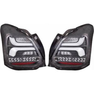Kit De Feux Arrières Noir Limpide Avec Feu De Position (Led) Suzuki Swift 2017 Jusqu'à la phase suivante - Pièces auto Maroc