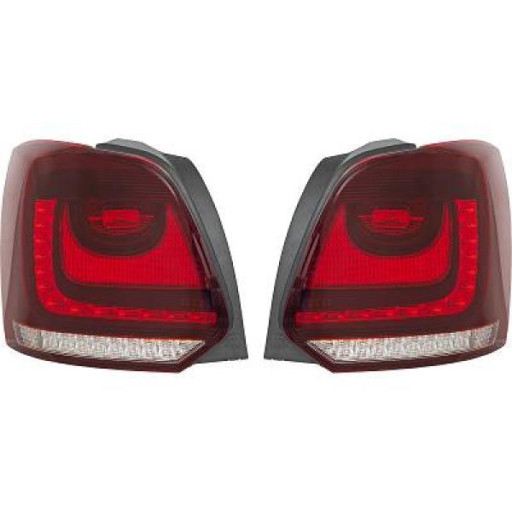 Kit De Feux Arrières Rouge Feu Stop À Led Volkswagen Polo (6C, 6R) De 2009 Jusqu'à la phase suivante - Pièces auto Maroc