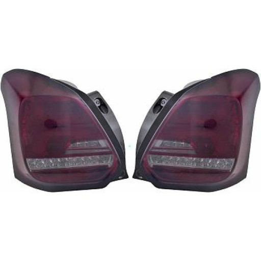 Kit De Feux Arrières Rouge Gris Fumée Limpide Suzuki Swift 2017 Jusqu'à la phase suivante - Pièces auto Maroc