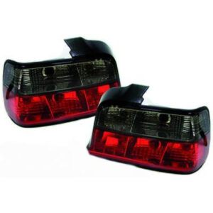 Kit De Feux Arrières Rouge/Noir Brillant Bmw Série 3 (E36) De 1990 À 1997 - Pièces auto Maroc